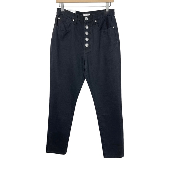 NWT WEWOREWHAT The Danielle Crystal High Rise Straight Leg Jean - Picture 3 of 12